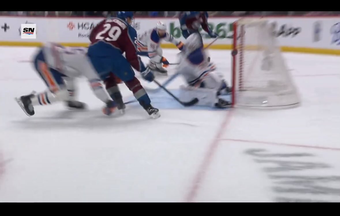 MacKinnon dodges Ingram if Nurse doesn’t hit him. 

10000% 

This is one of the worst calls I’ve ever seen. <a href="/NHL/">NHL</a> loves killing its own product.