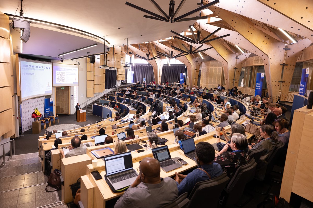 UPTuks's tweet photo. Universities must help shape ethical, responsible leaders for the future.

At the University of Pretoria’s 2026 Senate Conference, thought leaders called on the institution’s highest academic body to reflect on its purpose and role in preparing graduates to navigate complex global challenges.

Read more: https://t.co/Mya4PJfskW

#UniversityOfPretoria  #HigherEducation
