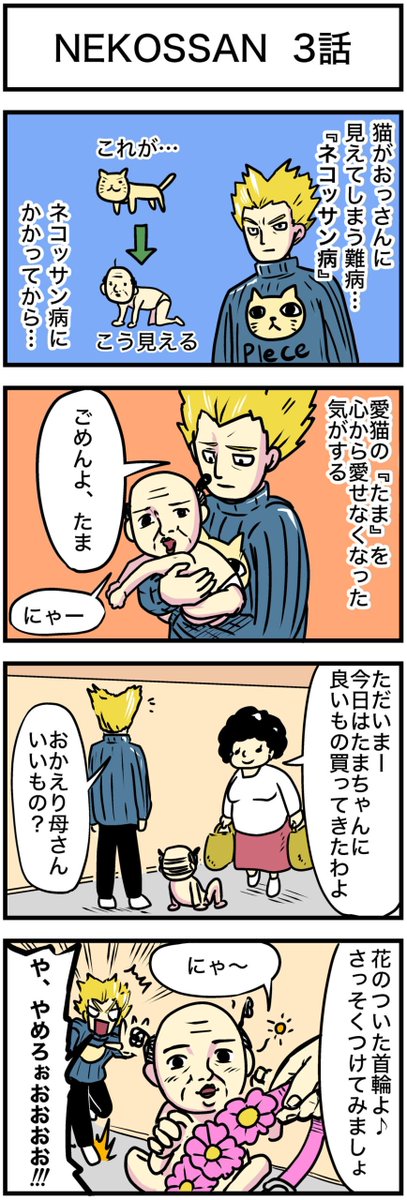 猫がおっさんに見える青年のお話 (1/3) 