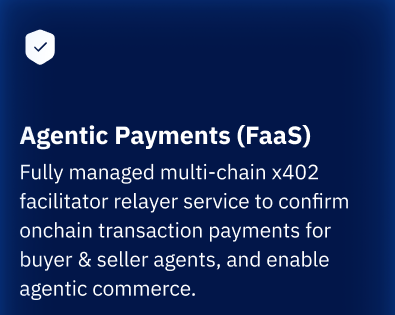 Arkhia_io's tweet photo. AI is superbly designed to help humans and digital systems execute tasks.

We now offer agentic payments managed services with multi-chain x402 facilitators that give your Web3-based firm access to abilities that will power your operations through the next decade. https://t.co/4s8UyxPCTB