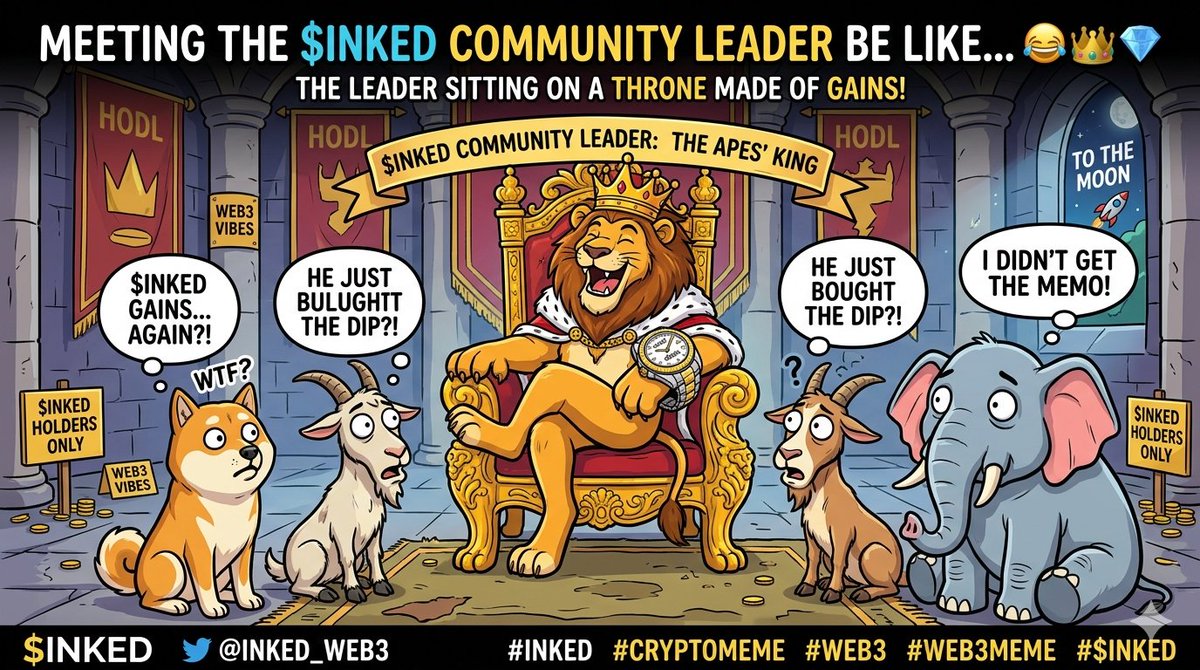 Kabeermbello's tweet photo. @InkedRolex Others panic selling.
The lion bought the dip⦠and took the throne.
@Abdulrasheed0x
@Basmer_W3
Wallet
0x6155bfbd1ba2c5753f5dcbe708954a6c28a53dd6
#INKED #BrokeRolex #ProofOfInk https://t.co/8SpVE2cnha
