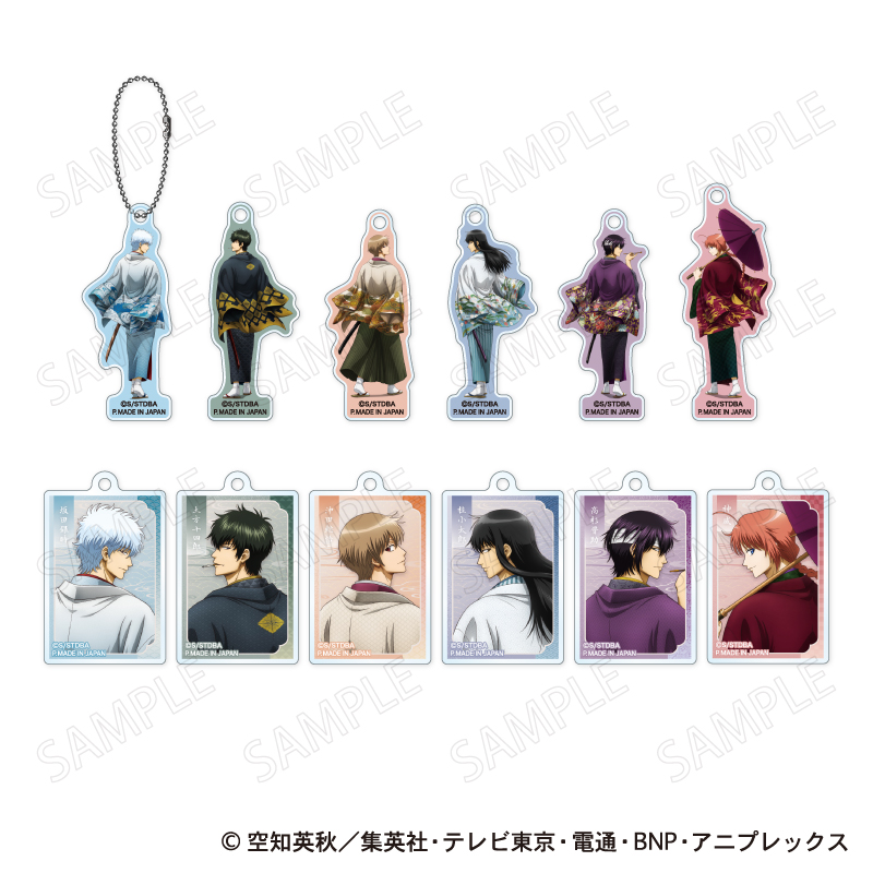 ☆新着☆ 【銀魂 和装×振り向き Ver.】 アクリルカード BOX アクリル