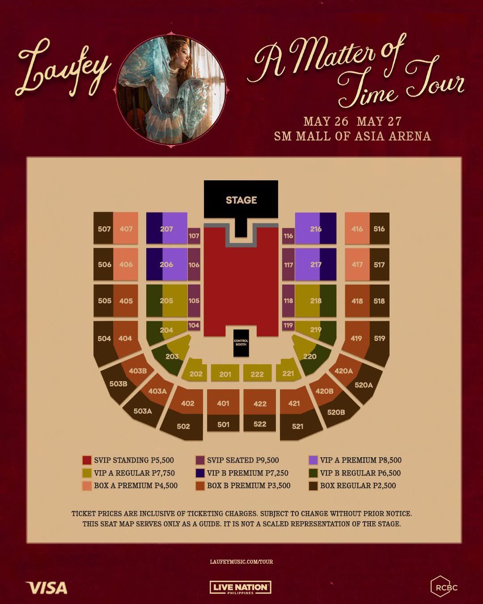 livenationph's tweet image. Lauvers! Tickets are now available via smtickets.com and SM Tickets outlets.

Laufey: A Matter of Time Tour in Manila
📅 May 26 &amp;amp; 27, 2026
📍 SM Mall of Asia Arena

For more info, visit livenation.ph.

#LaufeyInManila