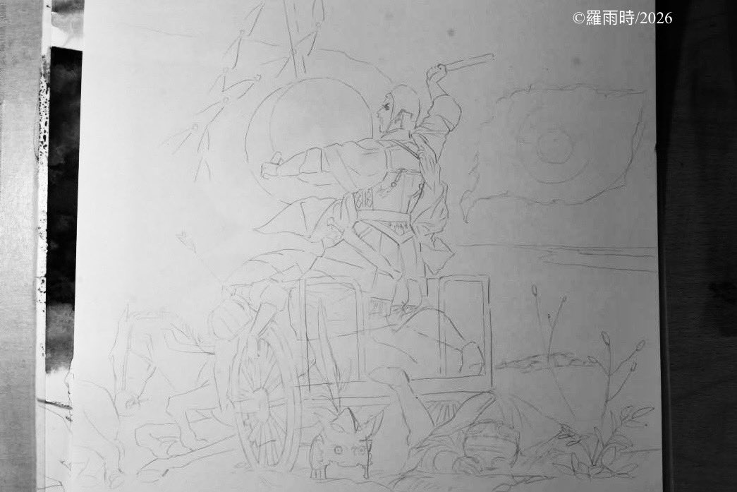 __《回响》|原创手绘29*29cm
纸本水彩 