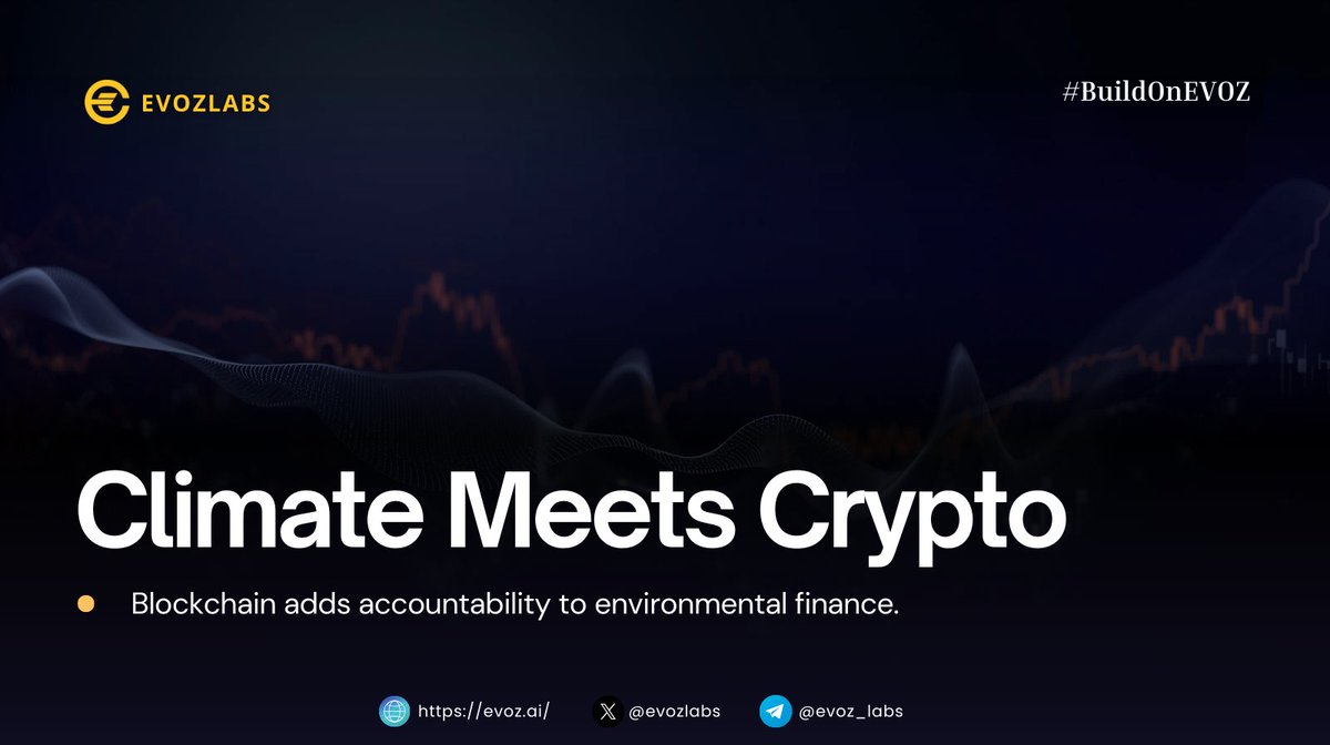 evozlabs's tweet photo. The tokenization of carbon credits is bringing transparency to sustainability markets.
#CarbonCredits #GreenBlockchain #ESG https://t.co/YFkkVp00qJ