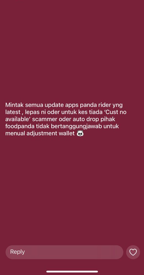 rafhanah__'s tweet photo. @foodpanda_my betul ke ni? niaya la rider kalau macam ni terpaksa tanggung sendiri makanan yg harga ratus ratus https://t.co/mVLY89u36c