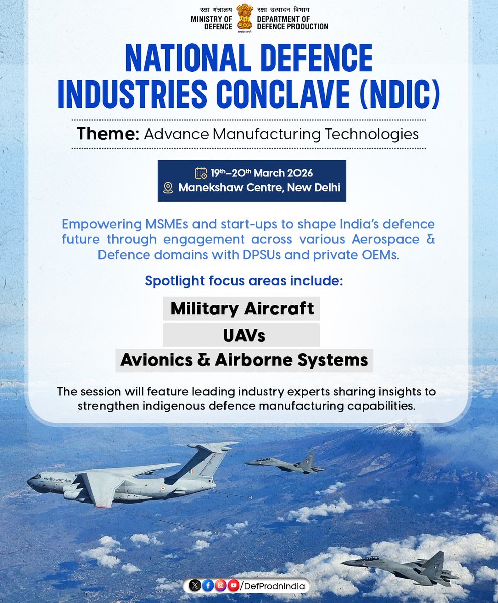 Defence Production India tweet media