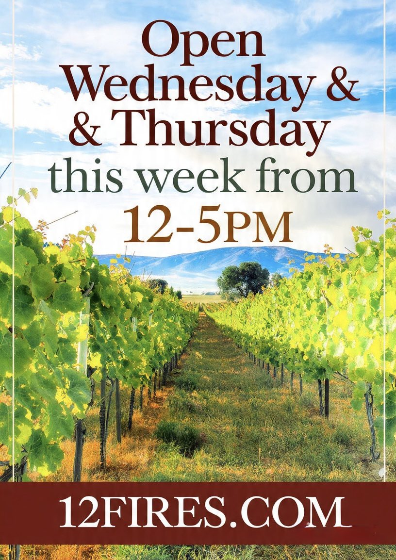 12 FIRES Winery and Vineyard (@12fireswinery) on Twitter photo 