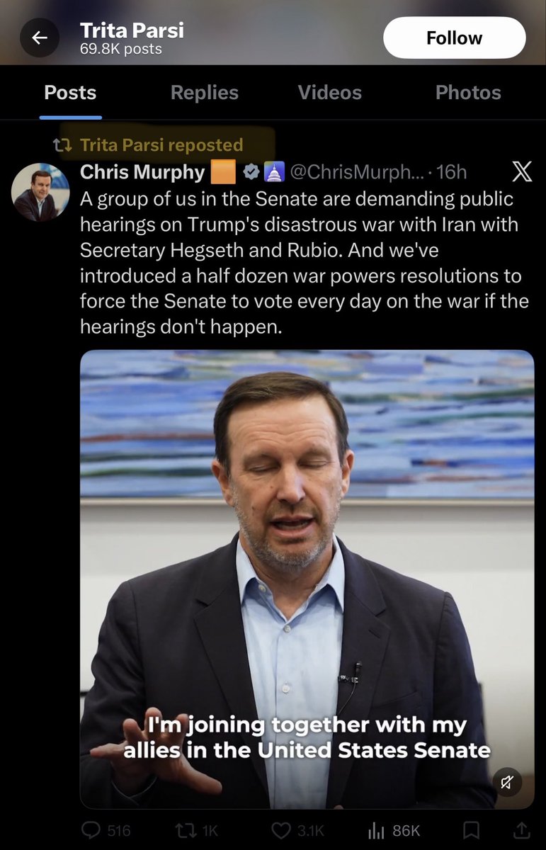 The conduct and words of Senator Chris Murphy being promoted by the Islamic Republic and its sympathizers.

That’s how you know you’re on the wrong side of things.