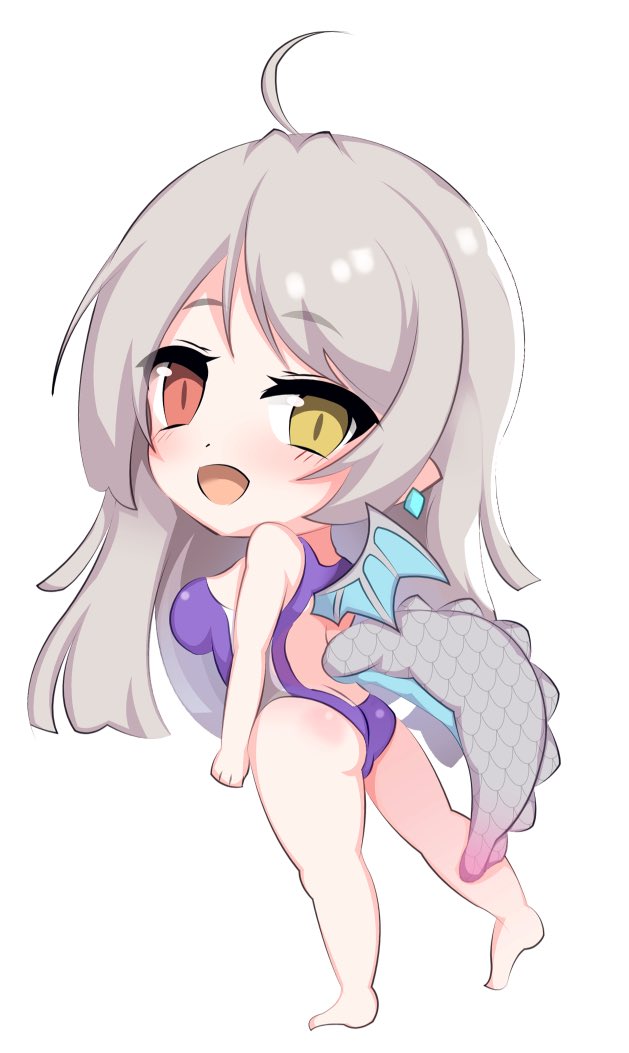 #霊龍絵画  エンドフィールドでぶっとい尻尾に目覚めた性癖を詰め込んだスリンさんSD 