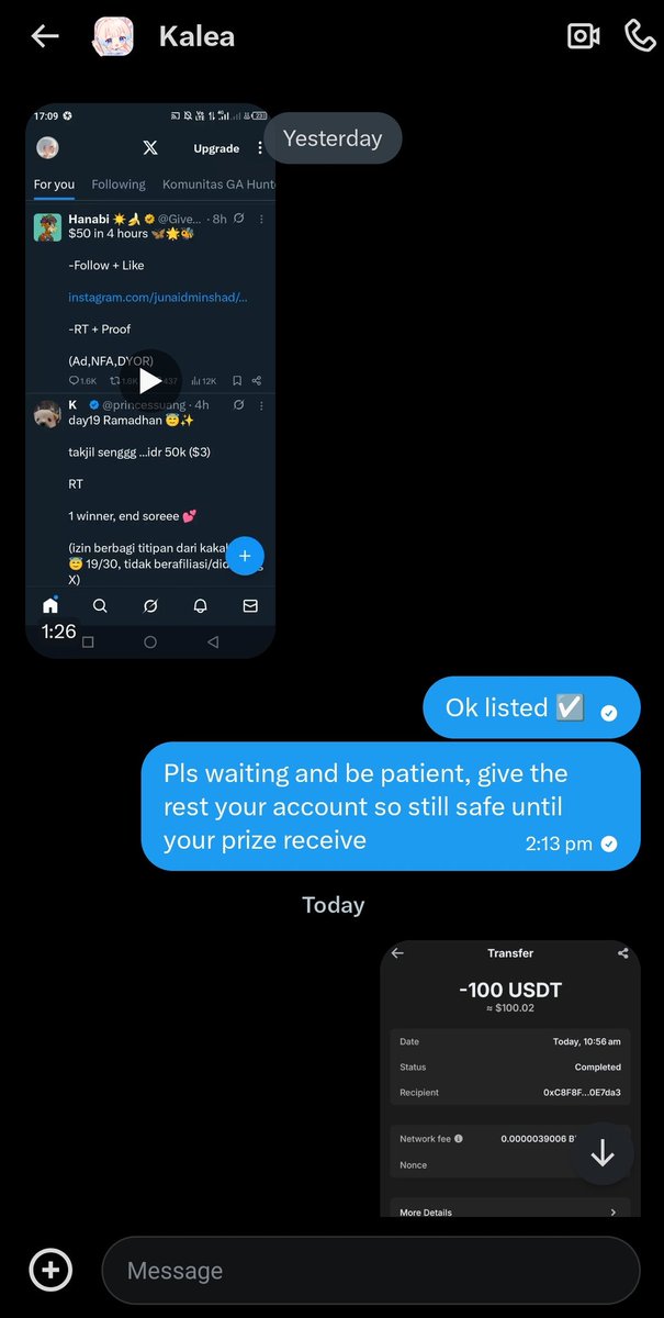 Dari Claim tweet media