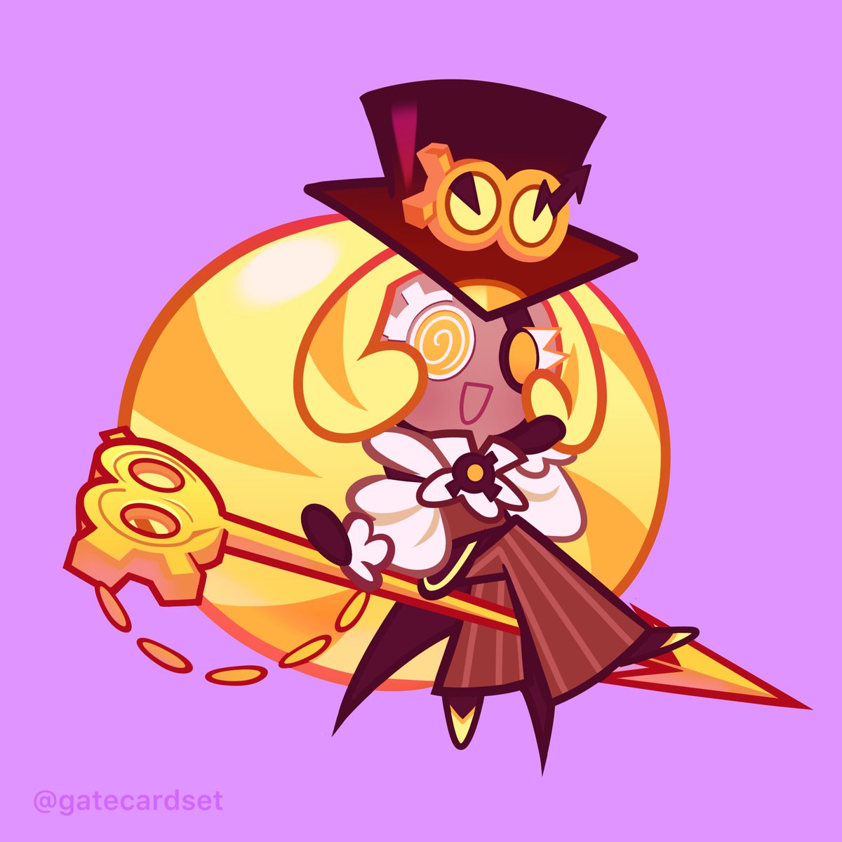 gatecardset's tweet photo. timekeeper that i drew recently for no particular reason #crk https://t.co/jlepzbpxL1