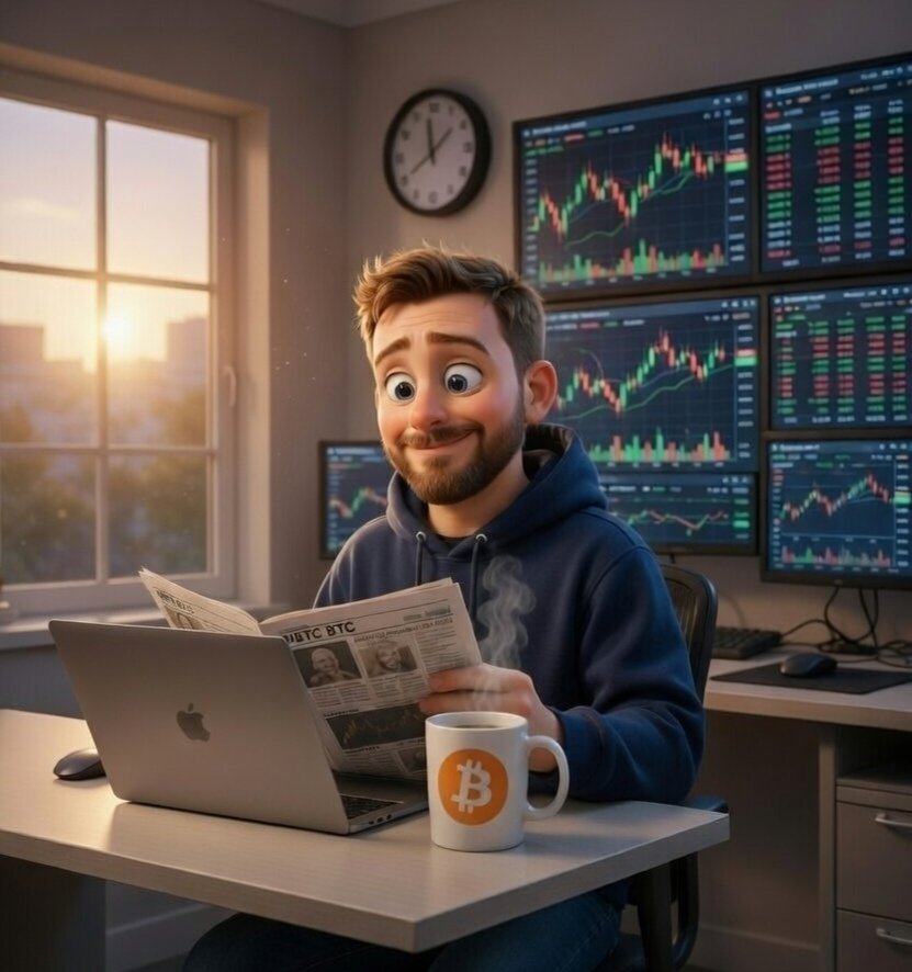 Morning coffee thought. ☕

The calmest people in crypto usually learned the hard way.