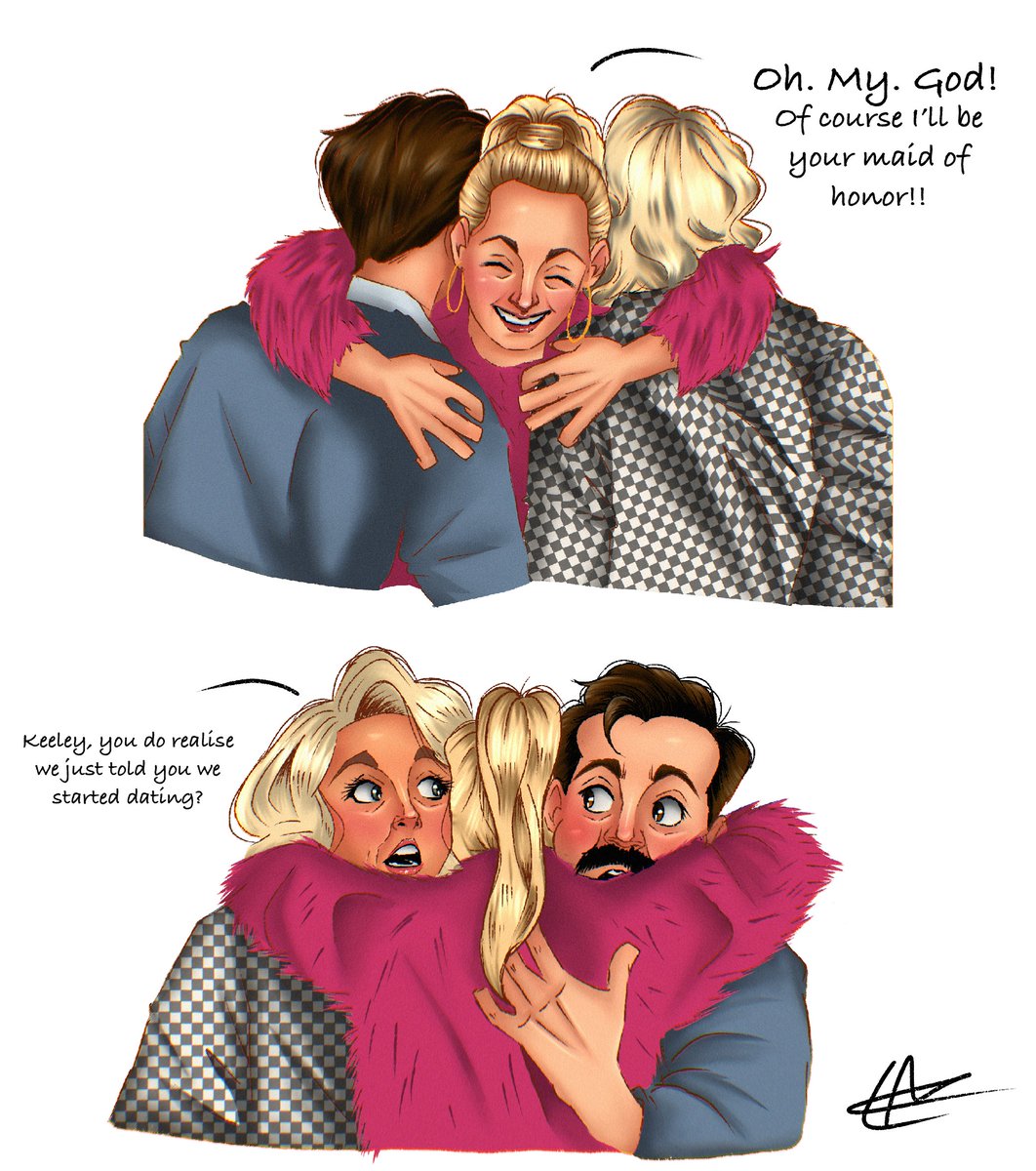 wholefknthing's tweet image. keeley is just like us 

#tedlasso #tedbecca