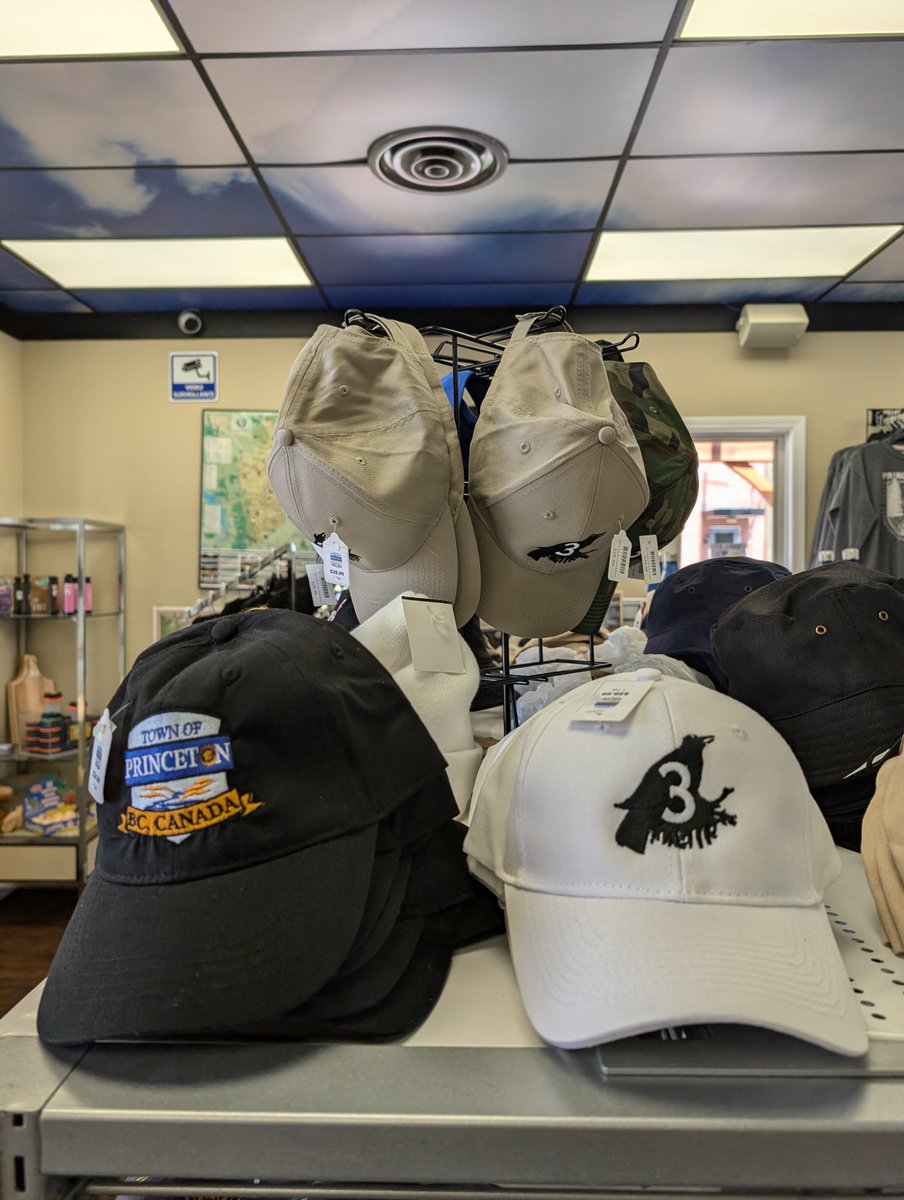 PrincetonBC3's tweet photo. Swing by the Princeton Visitor Centre, say hello to the friendly staff, and find your Princeton style. 🧢 From cozy sweaters to classic hats and local keepsakes, it’s the perfect place to grab a little piece of the Similkameen to take home.

#PrincetonBC #SimilkameenValley #WhereRiversMeet #ExploreBC