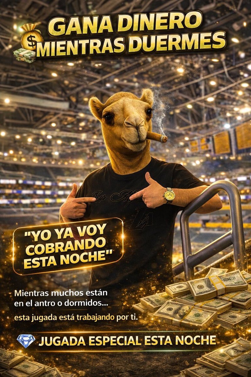 camellopicks's tweet photo. JUGADA NOCTURNA 🦉💎

Esta noche tengo preparada una JUGADA ESPECIAL que se juega más tarde y que tiene muchísimo valor en la línea.

Es el tipo de jugada que puedes dejar trabajando mientras descansas y despertar con dinero en la cuenta.

Costo de la jugada: $249

Si la jugada no se gana, te llevas acceso a mi grupo del WBC totalmente GRATIS.

⚠️ Cupos limitados para esta noche

Si quieres recibirla envíame DM ahora 📲https://t.co/lmApcVxbmh