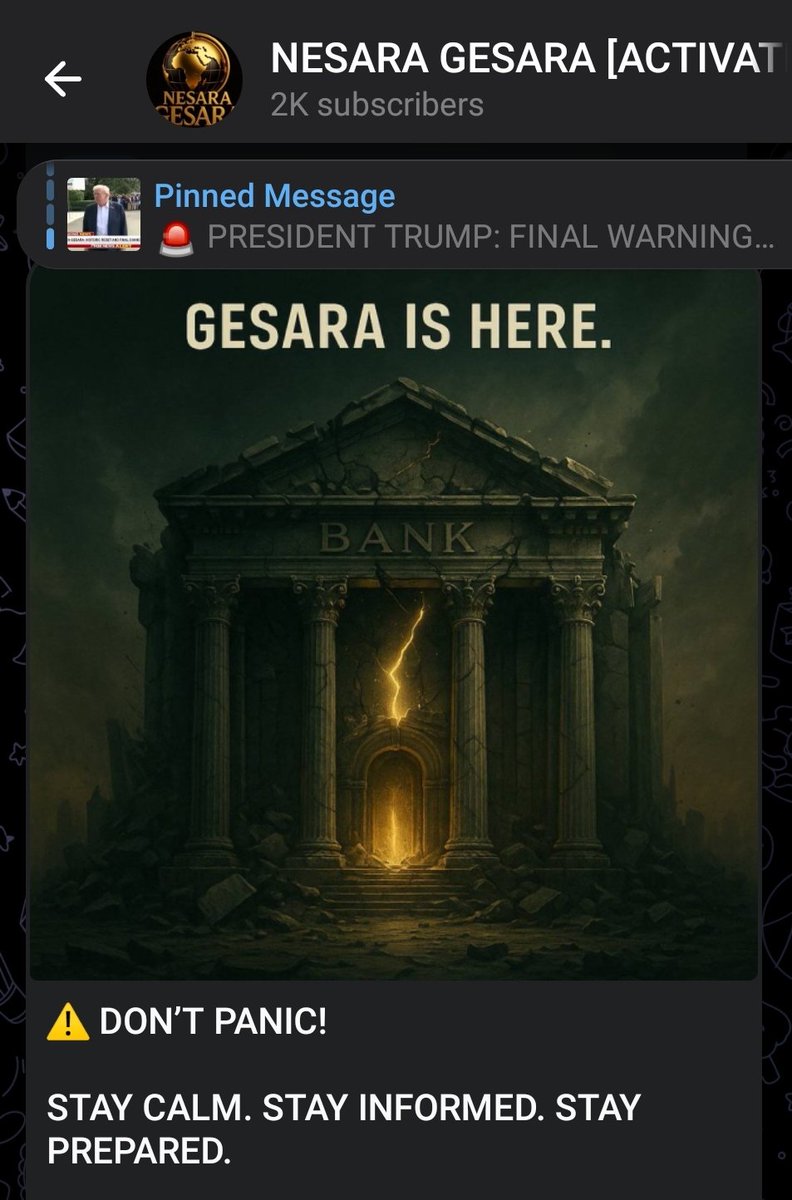 Act Now to Protect Your Wealth.
Don't be deceive QFS is real, Don't wait for bank to tell you about the ongoing bank crash because they won't, they work with the government and want everyone to lose their funds Switch into QFS immediately. DM 👇
<a href="/GHodsdon60641/">Graham Hodsdon</a>