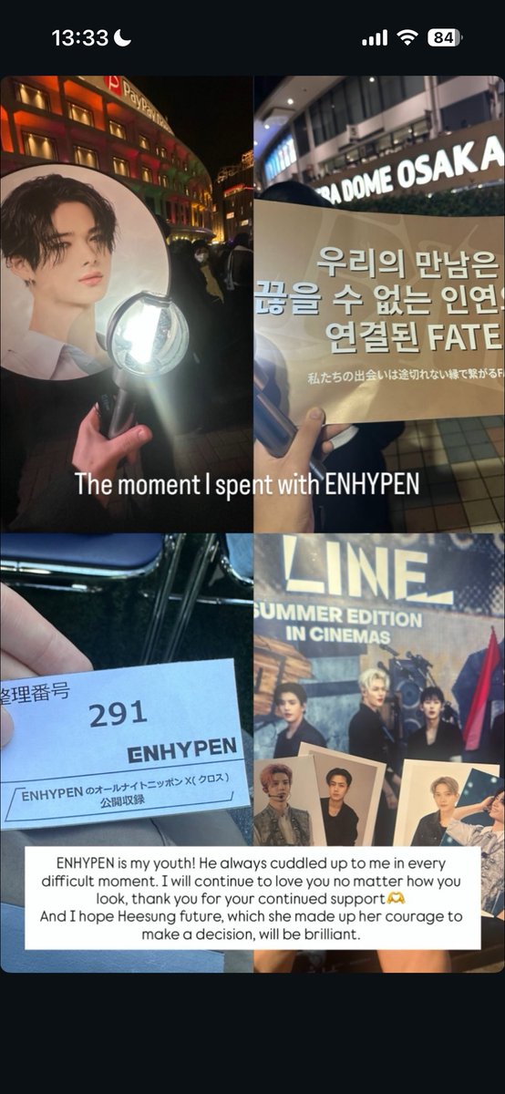 watarutii's tweet photo. ENHYPEN is my youth! He always cuddled up to me in every difficult moment. I will continue to love you no matter how you look, thank you for your continued support🫶 And I hope Heesung future, which she made up her courage to make a decision, will be brilliant.

#ENHYPEN https://t.co/mClx5yMVoj
