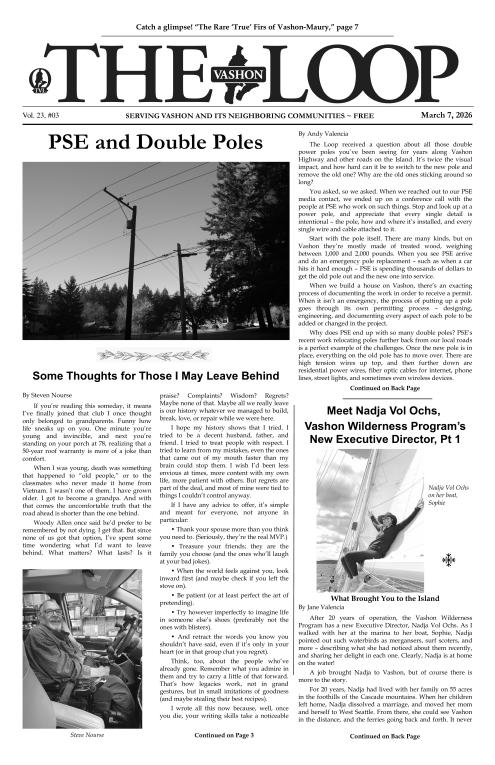 Vashonloop's tweet photo. The March issue of the #vashonloop is out and available--volume 23, #3. #vashon
https://t.co/pffBci6Szj https://t.co/QJgrtUI5Vq