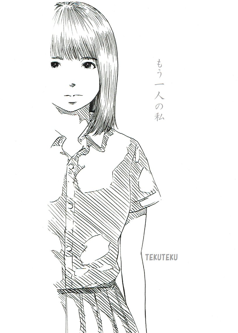#イラストを左右反転させるとその人の本当の画力がわかる 
#ペン画 #illustration #オリジナルイラスト 