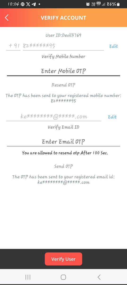 Devil3769's tweet photo. What is this.... asking otp but not receiving any otp and I need tat tatkal ticket urgently.. what I'll do now @IRCTCofficial @RailwaySeva https://t.co/IvRRGfDNyP