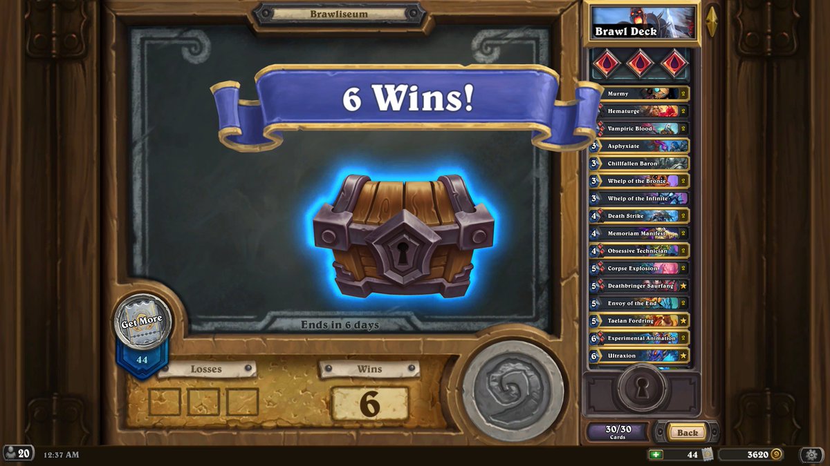 CodedVortex's tweet photo. I went 6-0 with @Nohandsgamer blood dk, very strong deck. Had some insanely close matches against frost dk but the heal from onyxia saved me from low health multiple games in a row. Try it out if you have the cards https://t.co/nC1n8bqbZO