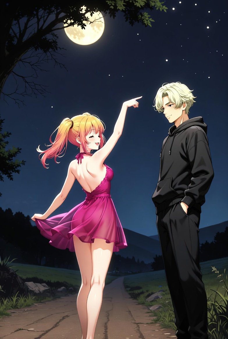 Fox87Rox's tweet photo. Dancing barefoot under the moonlight, having you by my side, it's such a peaceful moment. Times like this make me happy to be alive. #digitalart #Aiartowork  #AIart️️️️️️️️️️️️️️️️️️️️️️️️️️️️️️️️️️️️️️️️️️️️️️️️️️️ #grok https://t.co/Il8HsGHEKz