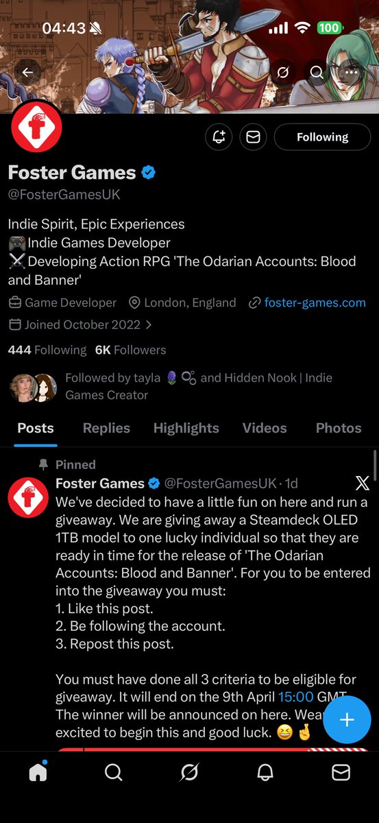 Spookalind's tweet photo. @FosterGamesUK Thank you for this opportunity 🖤 https://t.co/UnDgbW58zv