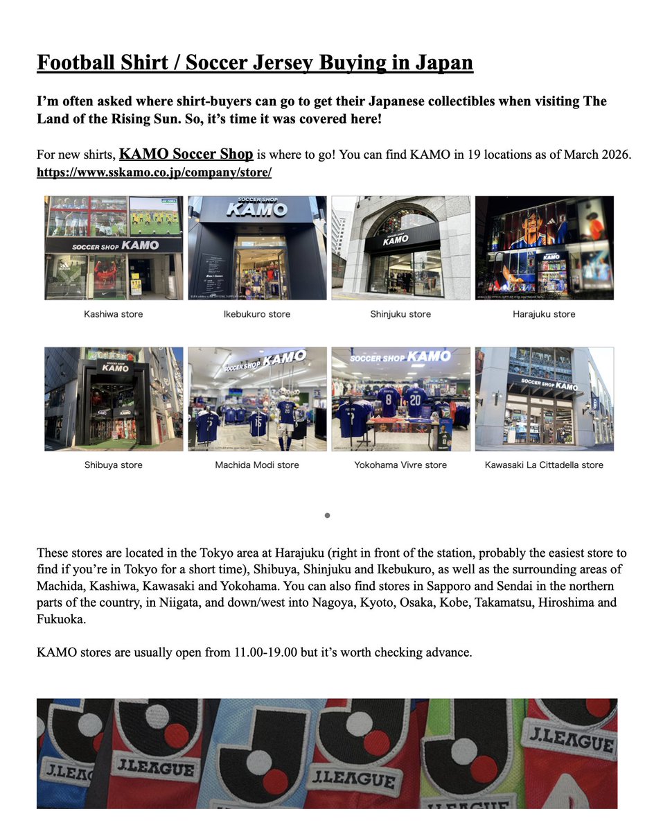 Japan Football Shirts tweet media