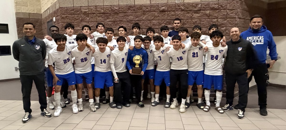 Americas_HS's tweet photo. ⚽️ @Americas_HS is proud of our Boys Soccer 5A District Champs!🏆 ❤️💙
@SocorroISD https://t.co/KCjLZ3b4ES