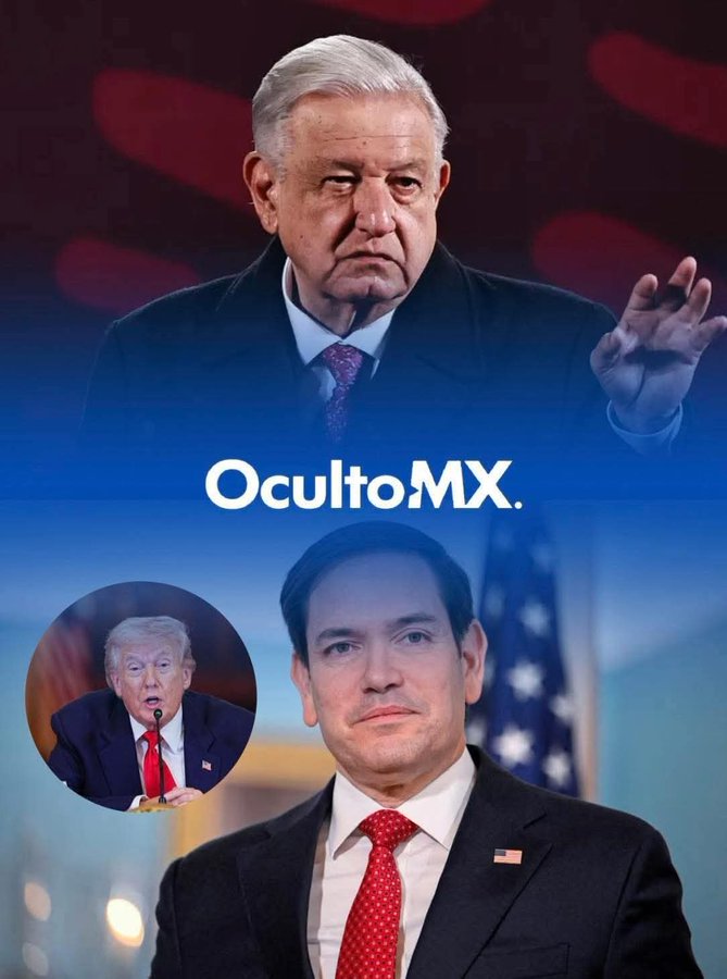🚨➡️🇲🇽Marco Rubio soltó la bomba y no se anda con cuentos: acusa directamente a Andrés Manuel López Obrador de:

❌ Venderle el país al crimen organizado.
Financiar su llegada al poder con maletas de dinero sucio. ¿Se acuerdan de los "abrazos"? ¡Eran los pagos por adelantado!