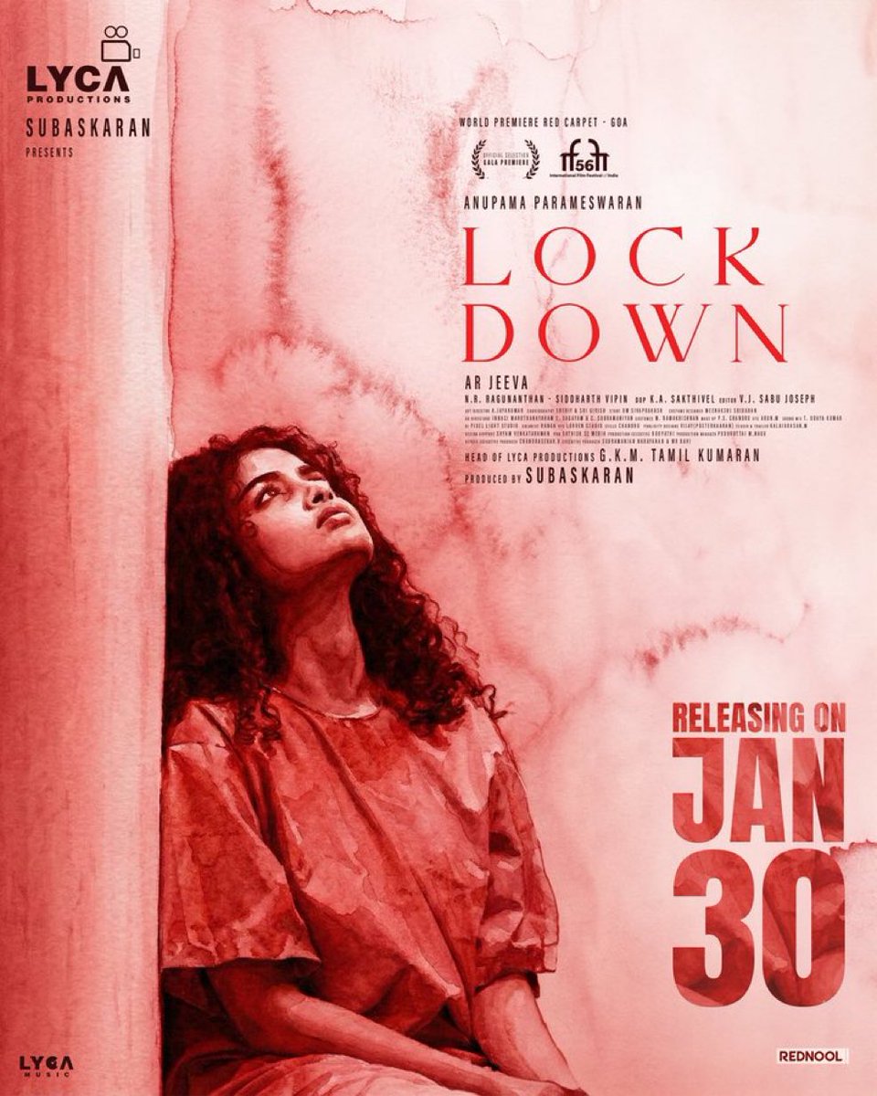 CinemaRareIN's tweet photo. Tamil film #Lockdown (2026) by #ARJeeva, now streaming on @PrimeVideoIN.
Ft. @anupamahere #Charle #Livingston #Nirosha #PriyaVenkat #GeorgeMaryan & @KingsleyRedin.
#Subaskaran @gkmtamilkumaran @shakthi_dop @NRRaghunanthan @sidvipin @vijayvxm @JoveihJoshua https://t.co/TZrXn1y1pj