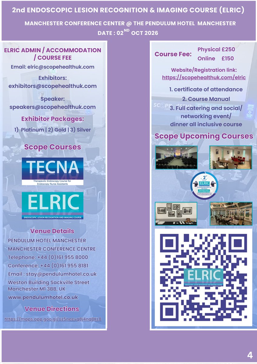 SCOPE COURSES @SCOPEHEALTHUK tweet media