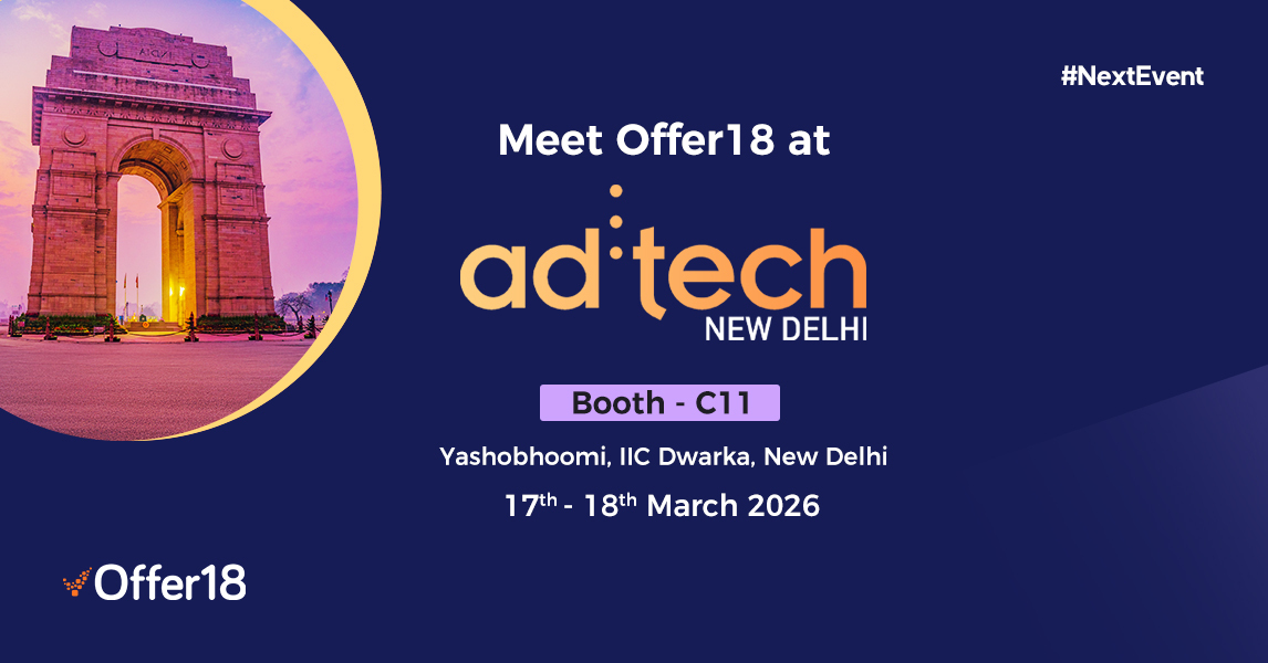 Offer18 is heading to ad:tech New Delhi and we’re ready to connect, share insights, and talk performance marketing.

📍 Visit us at Booth C11

#Offer18 #adtech #AffiliateMarketing #PerformanceMarketing