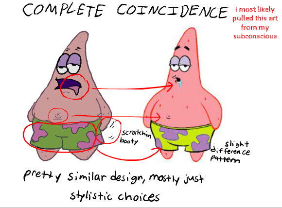 7saltybro's tweet image. was bored so i doodled #bob completely from memory with no reference

havent drawn spongebob and patrick since 6 years ago
(ive never drawn squidward in my life)