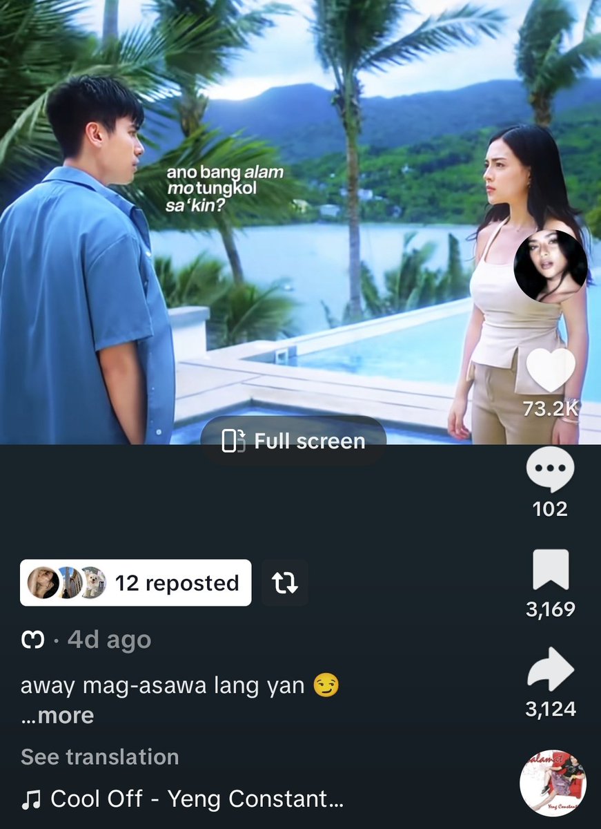 stormrgrc's tweet photo. sa dami ng edits about this scene, ang napili talaga ni mika irepost ay ung may caption na "away mag-asawa" hahahaha ikasal na ulit ang dalawang to hahaha miss na ata yung monthly wedding nila noon 🤣 https://t.co/51Te6Cm8CR