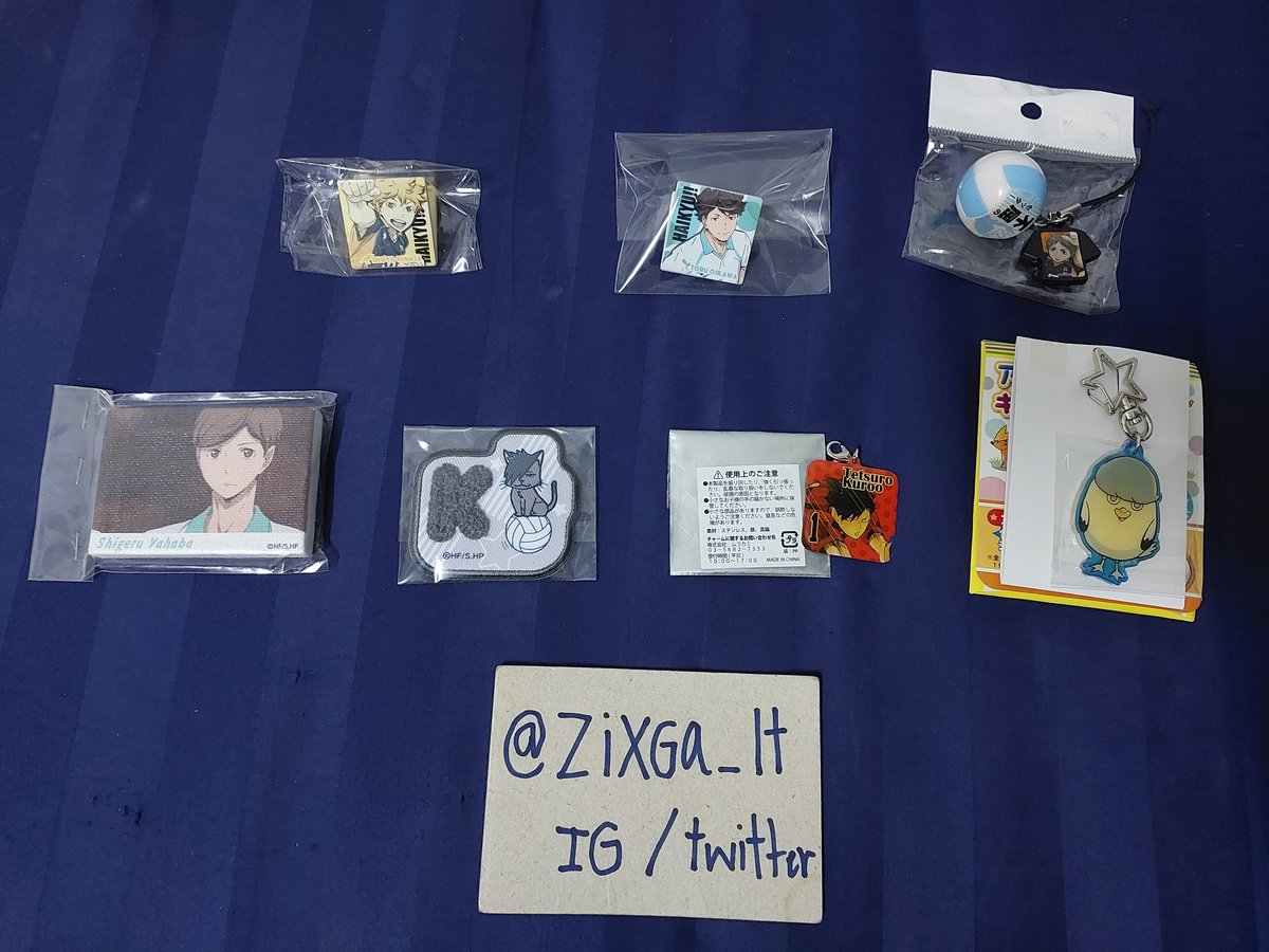 zixga_lt's tweet image. 20/20/20
35/30/40/35
1 2 3
4 5 6 7

*1,2 ตัวหนีบ มีตำหนิ
*4 กรอบแคนวาส(เล็ก)
*5 เนื้องานเป็นผ้า ปัก
*6 เหล็ก
*7 Acrylic
#ตลาดนัดไฮคิว #ตลาดนัดhq #ตลาดนัดhaikyu #ตลาดนัดhaikyuu  #Haikyu