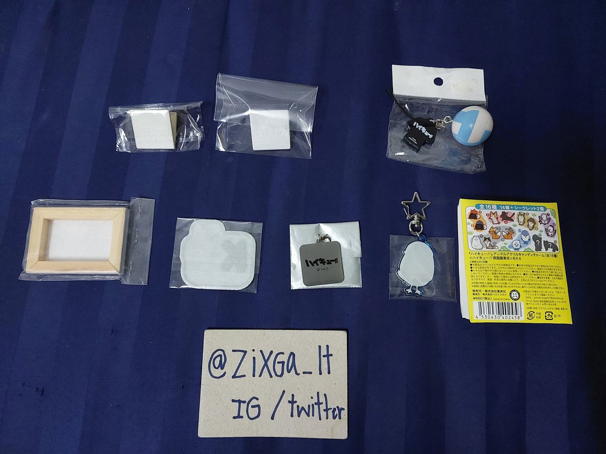 zixga_lt's tweet image. 20/20/20
35/30/40/35
1 2 3
4 5 6 7

*1,2 ตัวหนีบ มีตำหนิ
*4 กรอบแคนวาส(เล็ก)
*5 เนื้องานเป็นผ้า ปัก
*6 เหล็ก
*7 Acrylic
#ตลาดนัดไฮคิว #ตลาดนัดhq #ตลาดนัดhaikyu #ตลาดนัดhaikyuu  #Haikyu