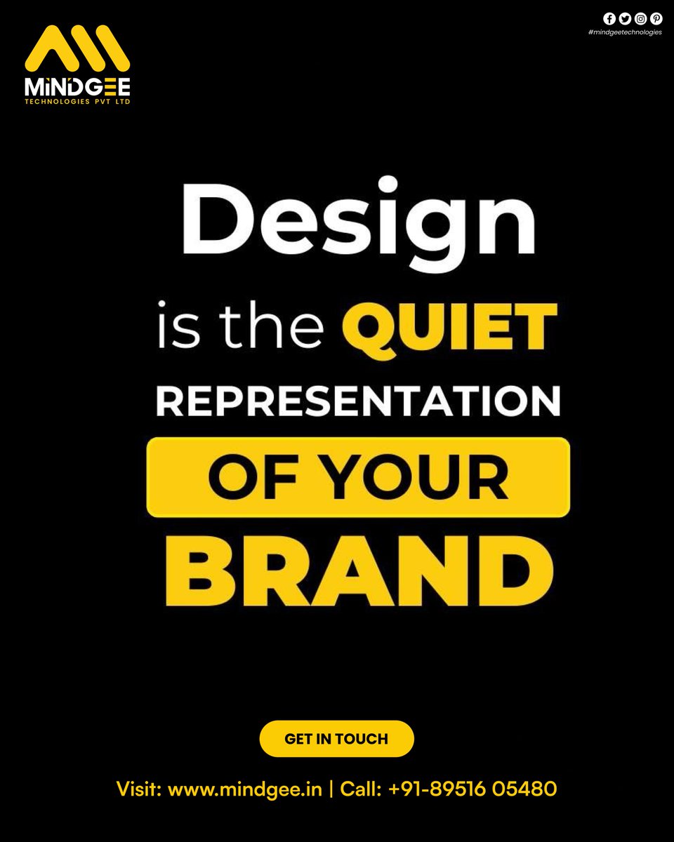 mindgeepvtltd's tweet image. Design is the quiet representation of your brand. 🎨

Good design speaks without words and leaves a lasting impression.

#GraphicDesign #BrandIdentity #DesignMatters
