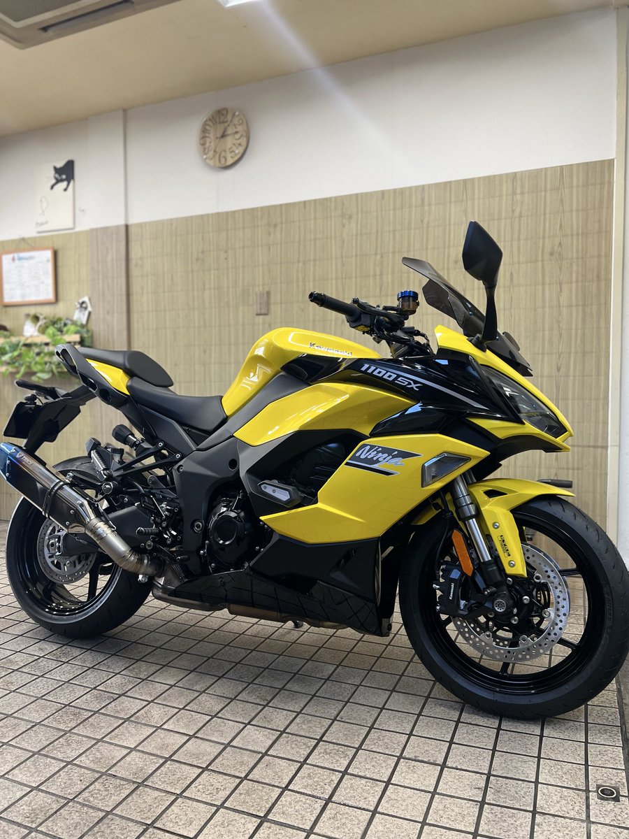 ld_salt's tweet image. 『ラスターガラス✨春のスタートアップキャンペーン🏍️』
綺麗なイエローninja1100さんです🐝
今回はボディー＋ホイールにもガラスコーティングをしましたので普段のお手入れも楽になりますね🍀
この度はお越し頂きまして誠にありがとうございました😊
#ninja 
#バイク洗車