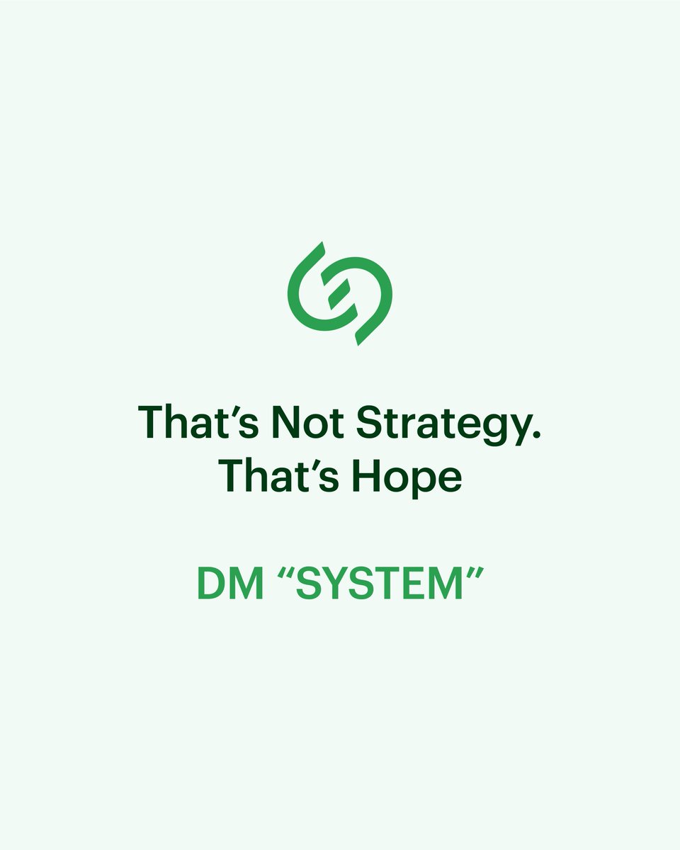 digihifyx's tweet image. Hope is not a growth plan.

Serious brands build systems, Everyone else builds excuses.

#BuildTheSystem #MarketingStrategy #ScaleSmart #SeriousBrands #Digihify

[marketing system development, structured growth strategy, performance marketing framework, Digihify]