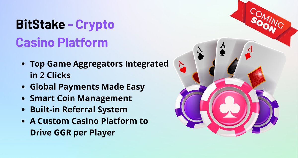 atnmdigital's tweet photo. BitStake is a powerful white label live gaming platform designed for entrepreneurs and operators who want to launch their own online multiplayer gaming business.
Join the waitlist: https://t.co/OH940JjJK5
#ATNMDigitalSolutions #whitelabel #b2b #bitstake #casino #igaming https://t.co/9WTHHMnhy3