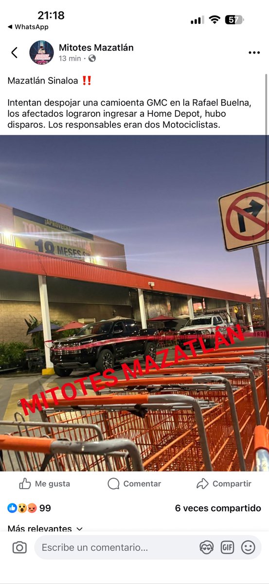 Octupus26's tweet photo. @AytodeMzt @Claudiashein ponga orden en Mazatlán hay “punteros” asaltando, despojando vehículos y colisión de la policía municipal YA DETENGAN SU COCHINERO. 
Estamos Hartos. @OHarfuch @Defensamx1 @SEMAR_mx https://t.co/CHEdGfRGHG