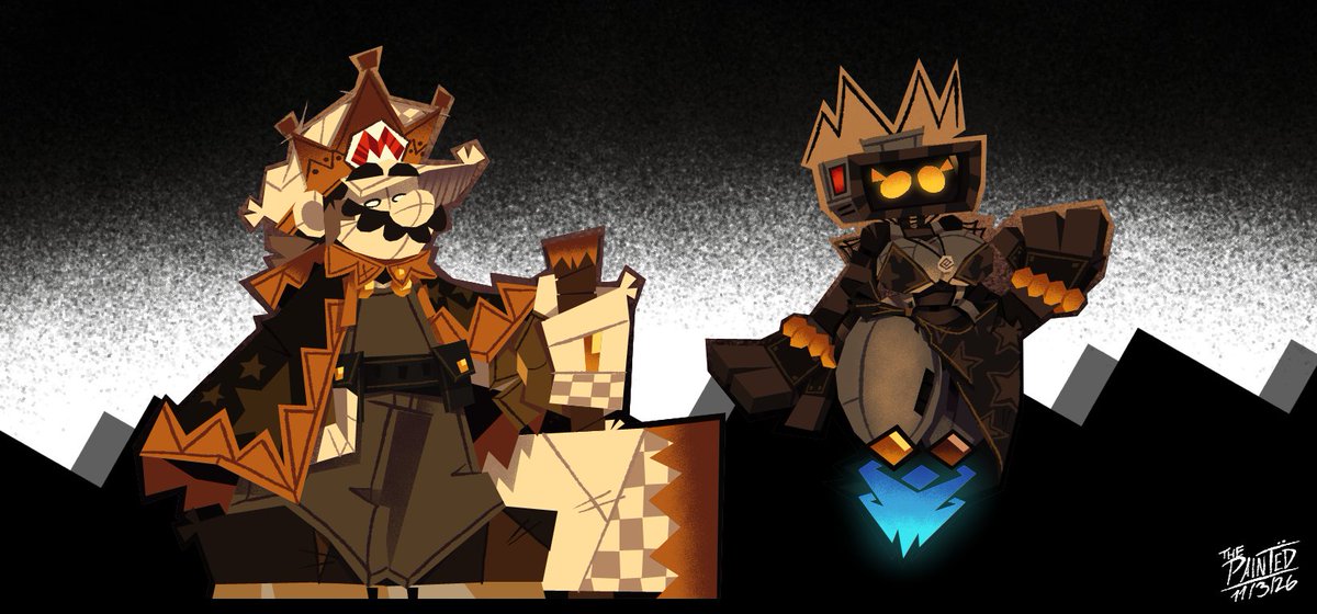 I was just playing with a diferent type of artstyle and accidentally created the coolest fuckind duo ever.

[Super Mario]