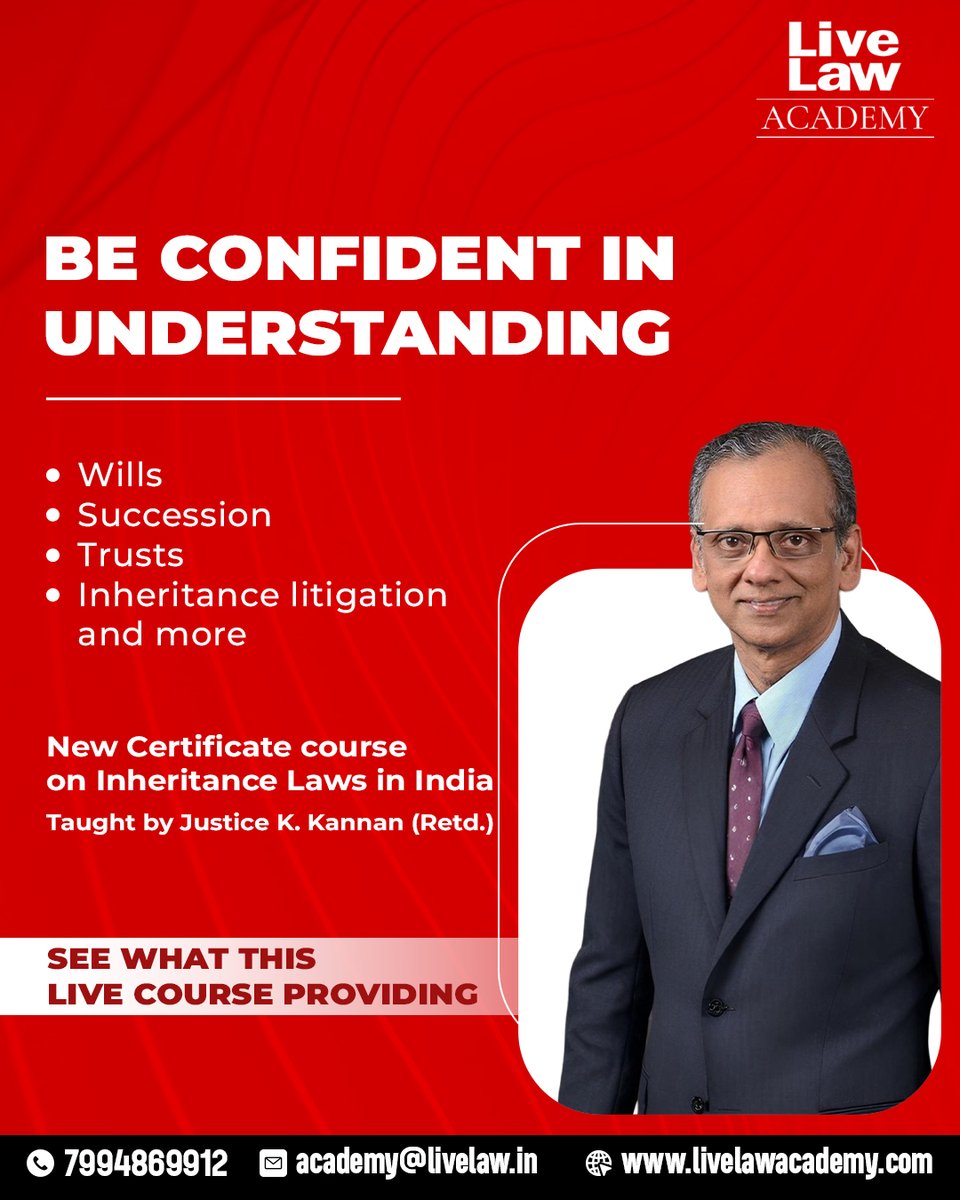 Livelaw Academy tweet media