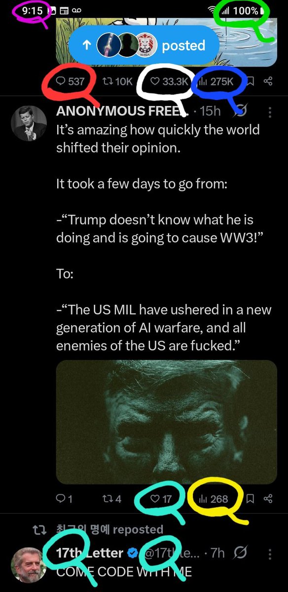 DeanDavis33's tweet image. 🐸1️⃣7️⃣ #Seventeen 
2️⃣6️⃣8️⃣ #TwoSixEight 
9️⃣1️⃣5️⃣ #NineOneFive 
😏 #WhatAreTheOdds 🤣
2️⃣7️⃣5️⃣ #TwoSevenFive 
💯 #OneHundredPercent
5️⃣3️⃣7️⃣ #FiveThreeSeven 
3️⃣3️⃣3️⃣ #ThreeThreeThree