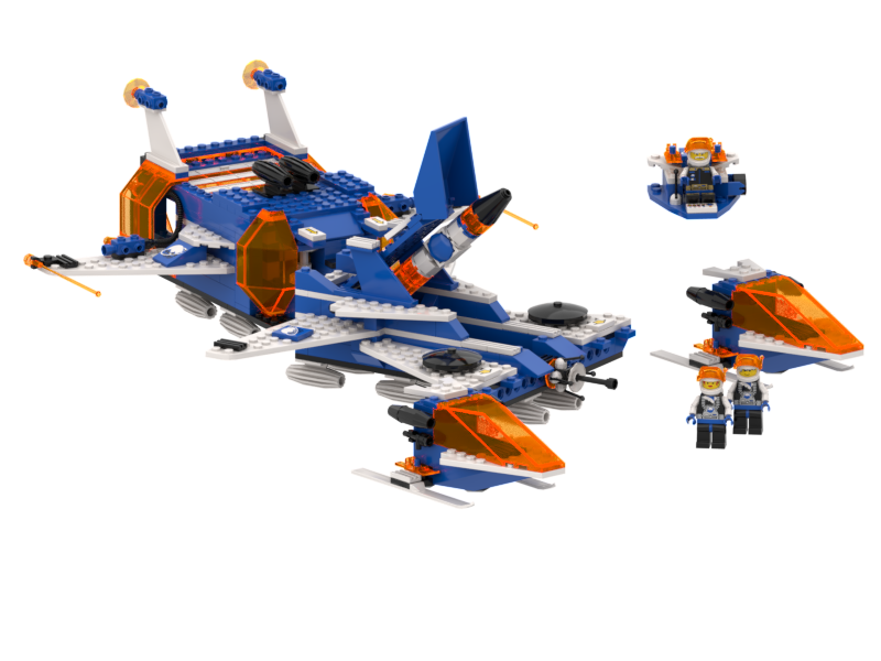 LaBanda42465853's tweet image. Set 6973 Deep Freeze Defender
Interesante el concepto de una nave espacial que se divide en tres (Y del misil nuclear dentro)
#Lego #LegoSpace #Spaceship #3drender