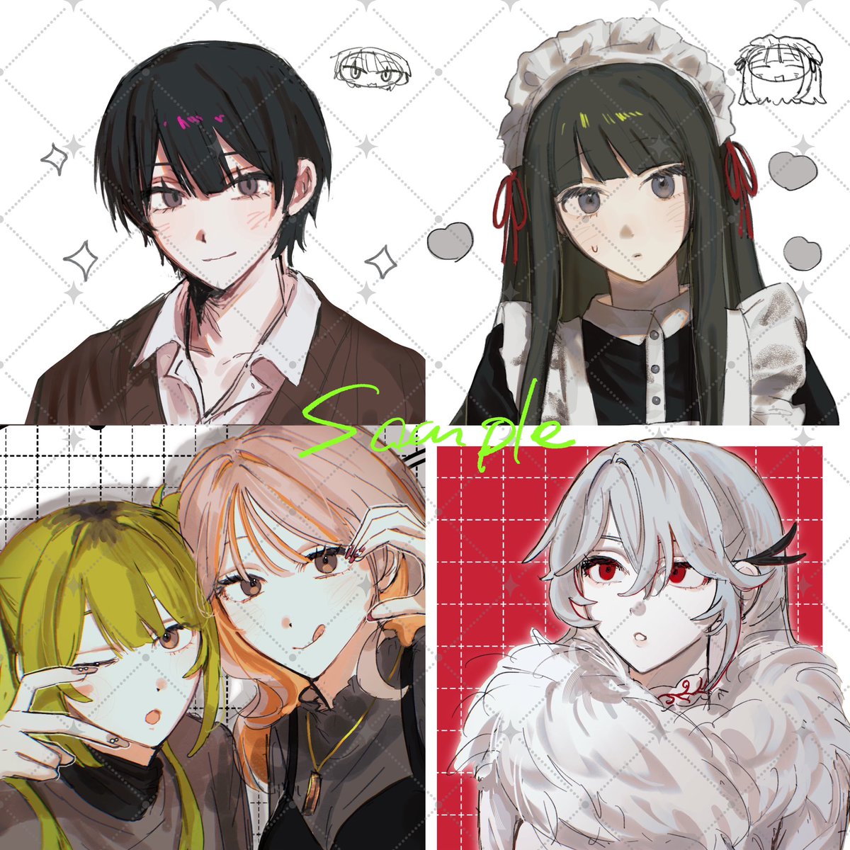 all_owl_'s tweet photo. 💝サンプル用に描かせていただける方募集💝
3、4枚ほど制作予定です❕

❑参加方法. 本ポストのリプライに資料を添付

❑募集期間. リプ欄を閉じるまで

詳細はALTにて記載しています。
よければご参加ください🍒

 #イラスト無償企画  #無償企画 https://t.co/jPvDvqFIFI