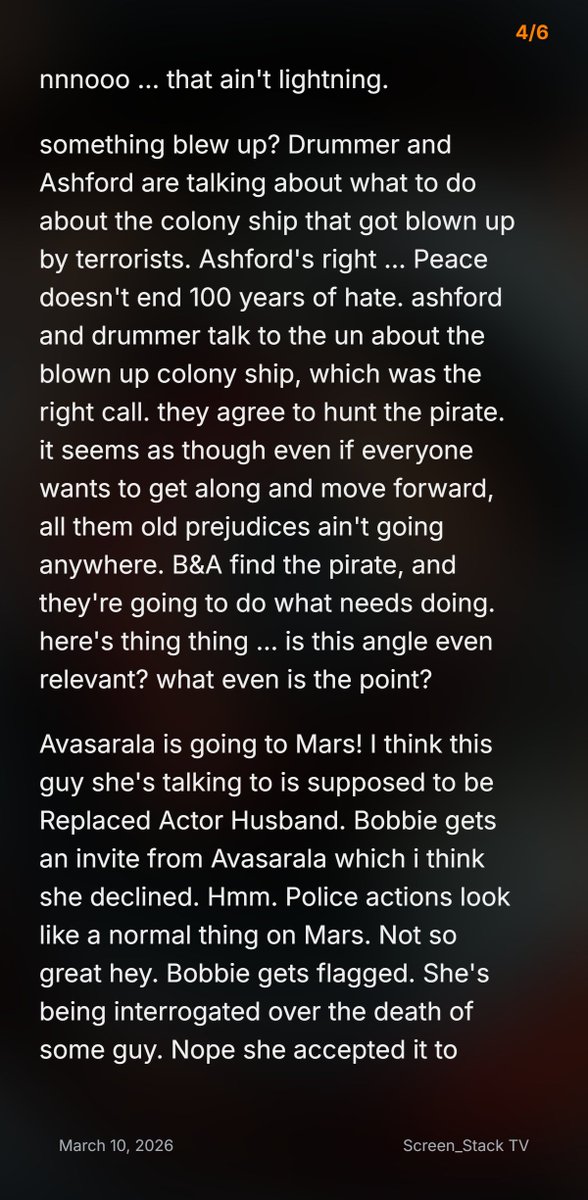 StackScreen7878's tweet photo. the attached raws are as raw as the Smexy Times that Amos has with Chandra Wei. read, for your enlightenment. and spoilers. so, so many spoilers. #rawnotes #screen_stack https://t.co/wfNYJhTrI5