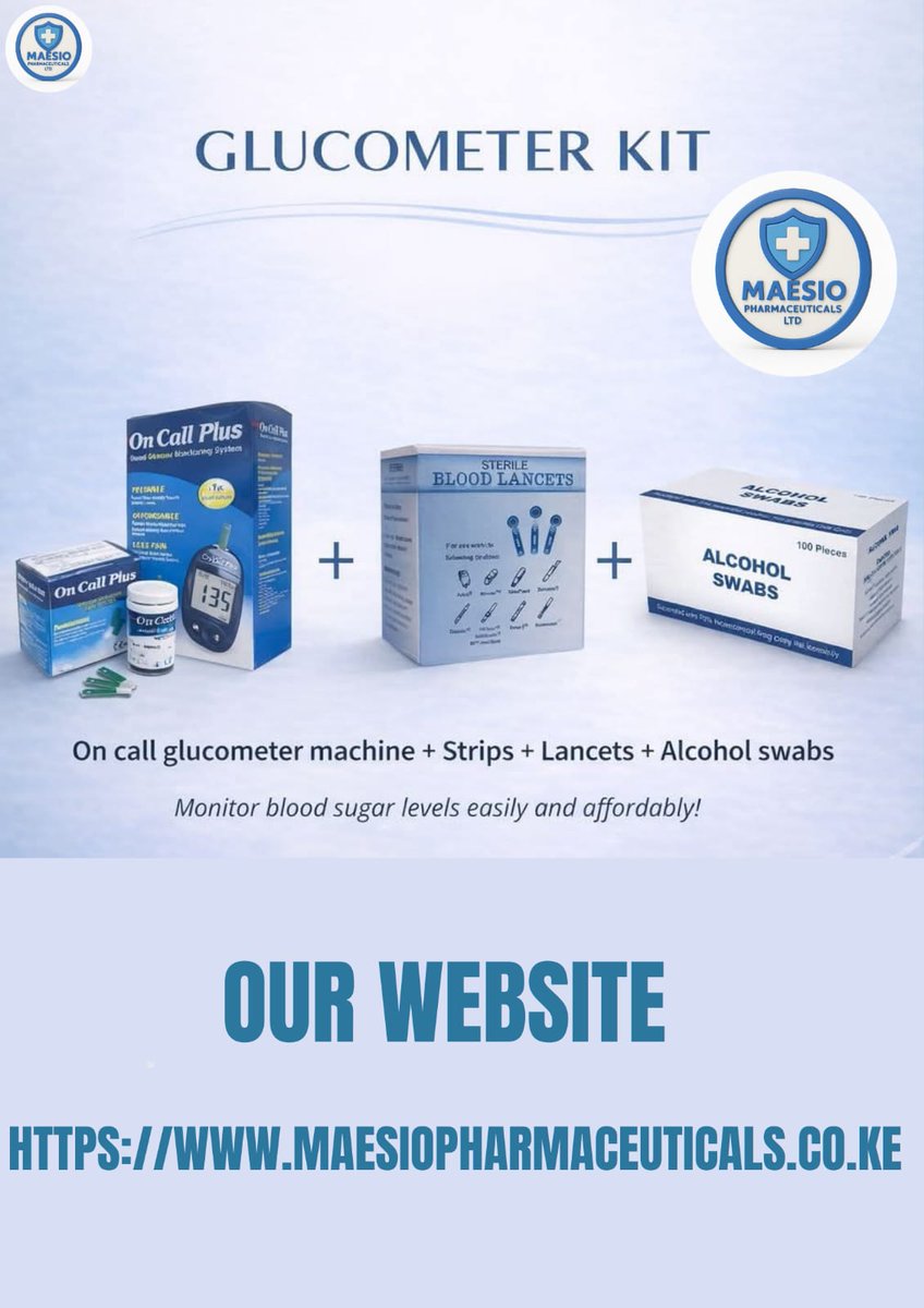 Good morning from Maesio pharmaceuticals ltd. 

Wishing you the very best in today's engagements.

maesiopharmaceuticals.co.ke